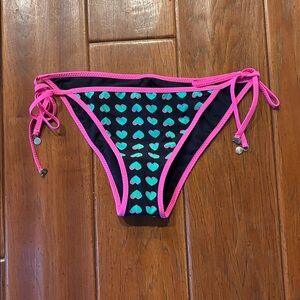 Marc By Marc Jacobs Reversible Heart Bikini Bottoms